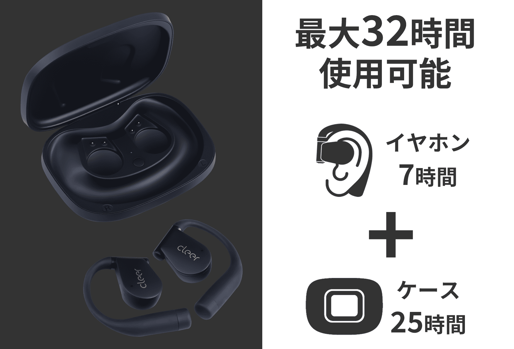 使用時間最大32時間